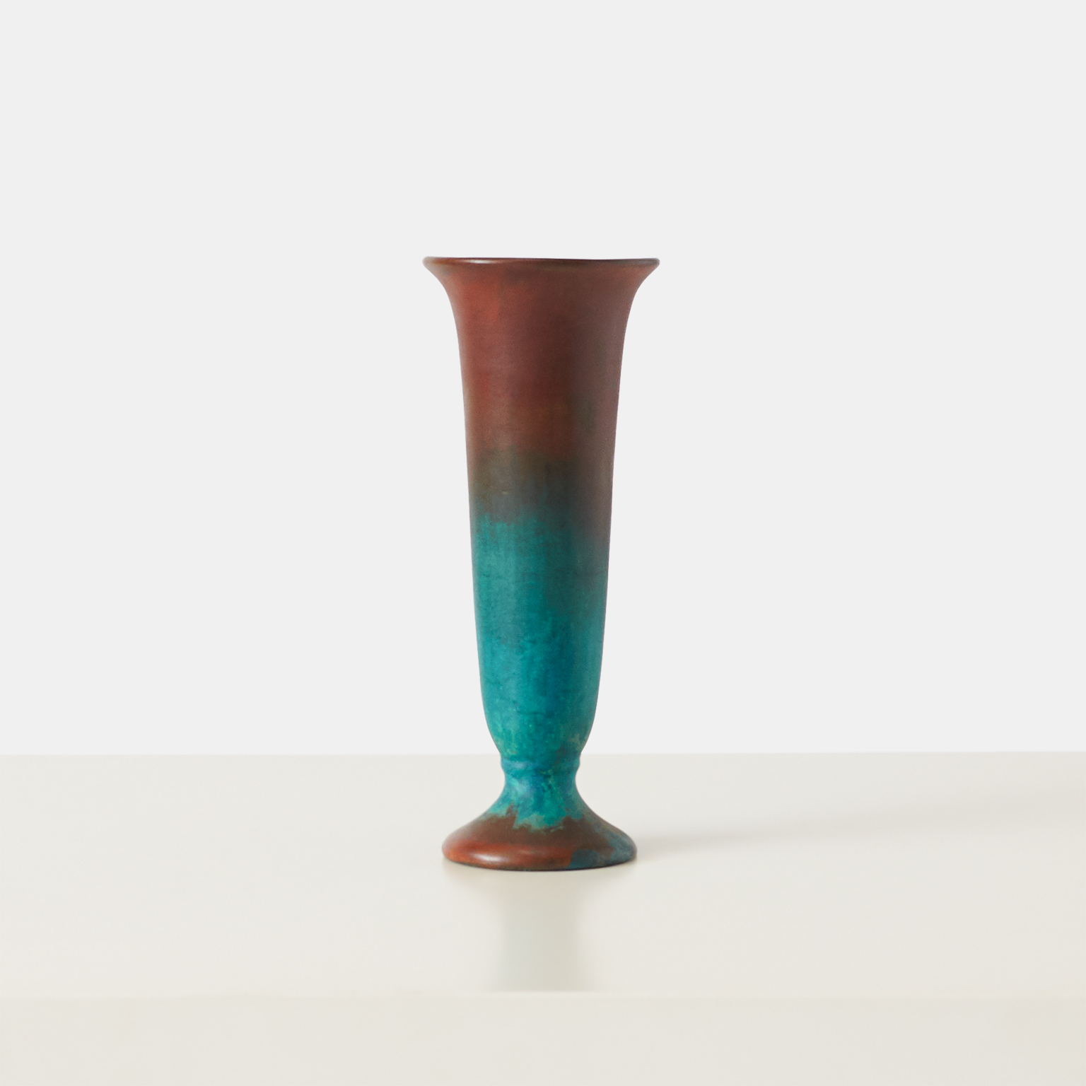 Fluted vase by Charles Clewell Almond and Company